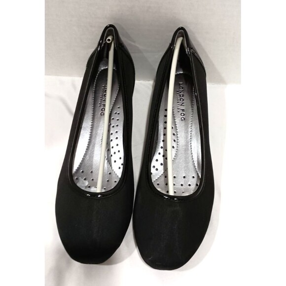 LONDON FOG Chester Neoprene Dress Wedge Size 8 Medium -  New w/ Defect - Picture 2 of 10